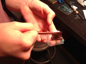 Spline tipped forward