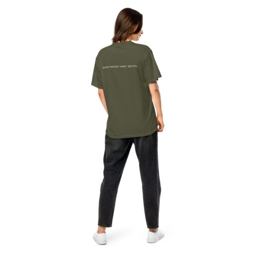 A.L.I. front logo unisex garment-dyed heavyweight t-shirt - Image 6