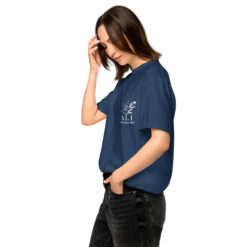 A.L.I. front logo unisex garment-dyed heavyweight t-shirt
