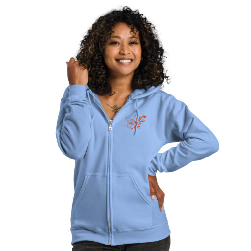 Unisex heavy blend zip hoodie - Image 9